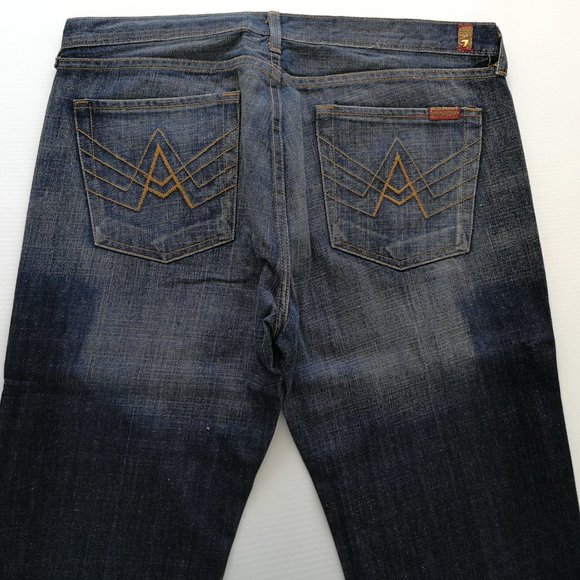 7 For All Mankind A Pocket Bootcut Jeans 36 - Picture 2 of 9